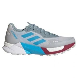 Adidas Terrex Agravic Ultra Trail 'Grey Sky Rush Burgundy' Sneakers